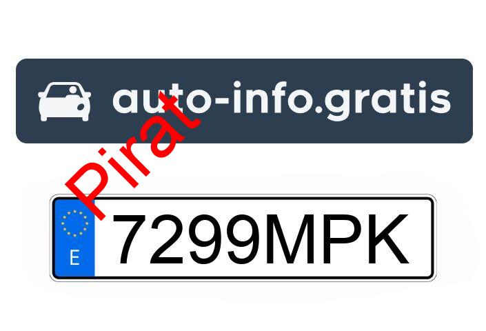 Pirat drogowy w pojeździe o numerach rejestracyjnych 7299MPK