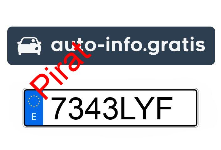 Pirat drogowy w pojeździe o numerach rejestracyjnych 7343LYF