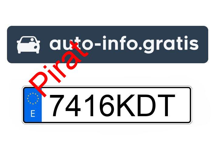 Pirat drogowy w pojeździe o numerach rejestracyjnych 7416KDT