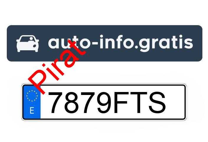 Pirat drogowy w pojeździe o numerach rejestracyjnych 7879FTS