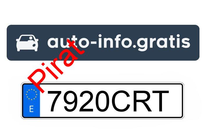 Pirat drogowy w pojeździe o numerach rejestracyjnych 7920CRT
