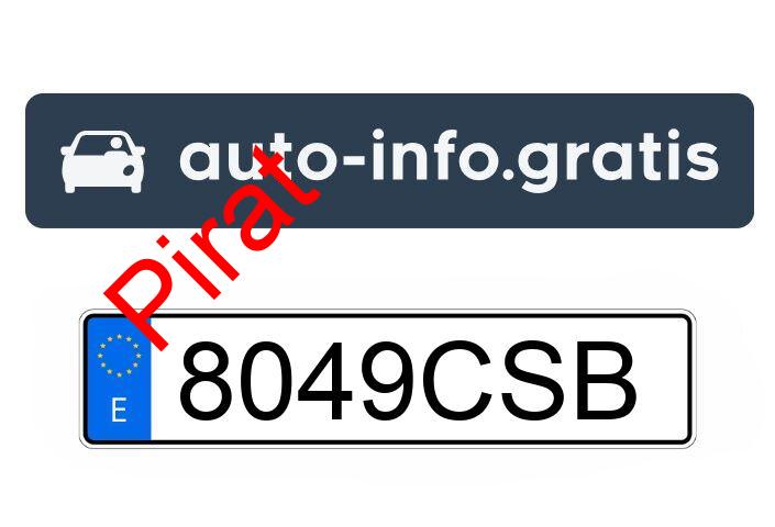Pirat drogowy w pojeździe o numerach rejestracyjnych 8049CSB