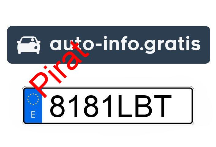 Pirat drogowy w pojeździe o numerach rejestracyjnych 8181LBT