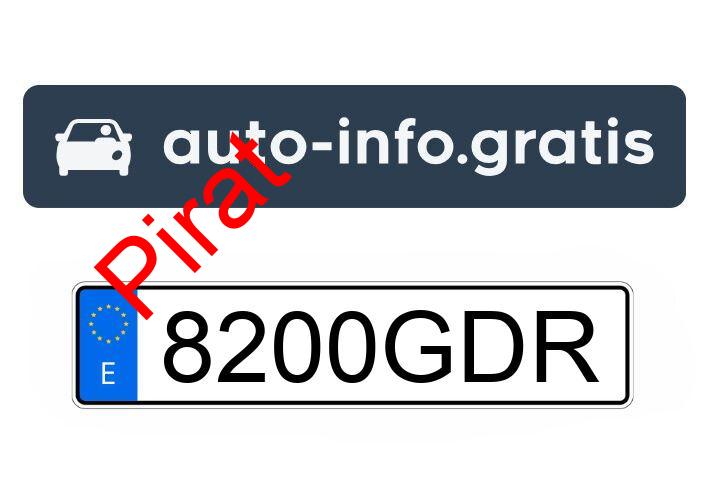 Pirat drogowy w pojeździe o numerach rejestracyjnych 8200GDR