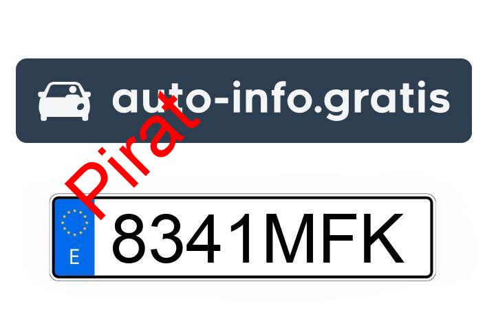 Pirat drogowy w pojeździe o numerach rejestracyjnych 8341MFK