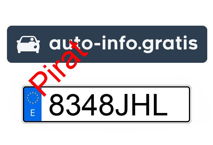 Pirat drogowy w pojeździe o numerach rejestracyjnych 8348JHL