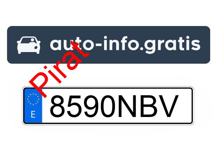 Pirat drogowy w pojeździe o numerach rejestracyjnych 8590NBV