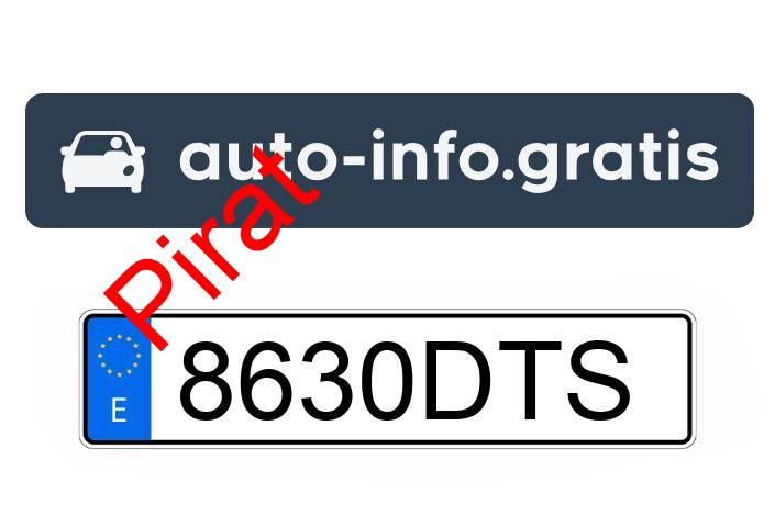 Pirat drogowy w pojeździe o numerach rejestracyjnych 8630DTS