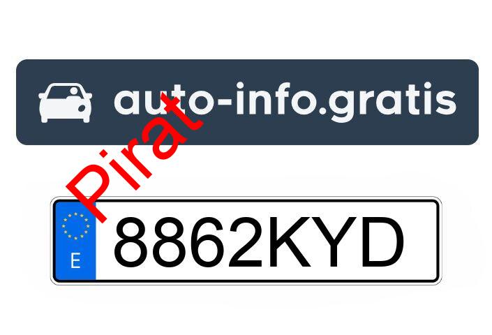 Pirat drogowy w pojeździe o numerach rejestracyjnych 8862KYD