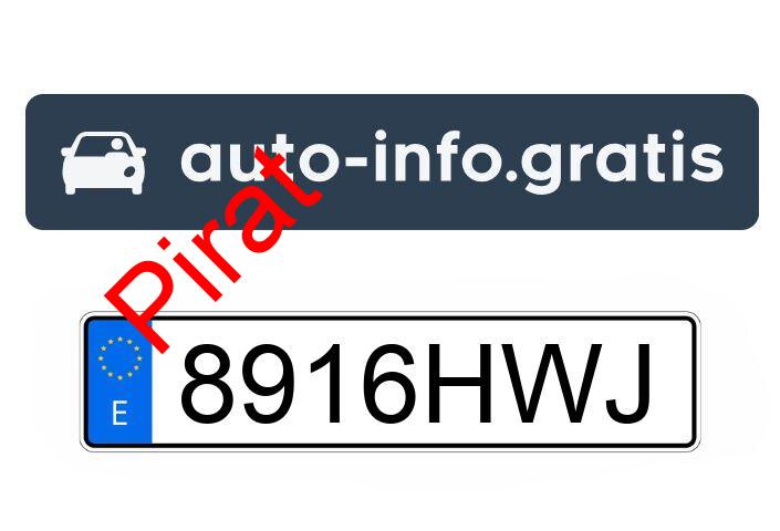 Pirat drogowy w pojeździe o numerach rejestracyjnych 8916HWJ