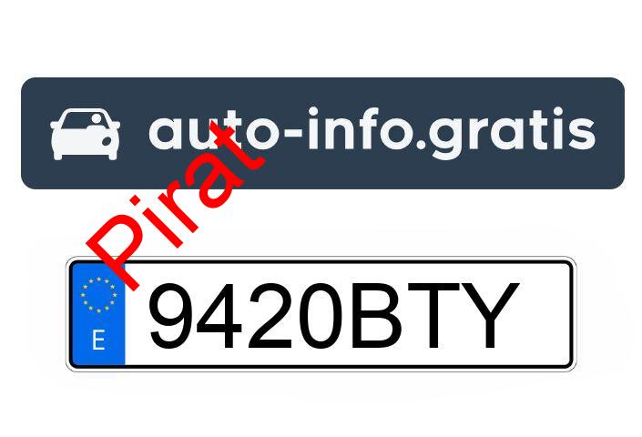 Pirat drogowy w pojeździe o numerach rejestracyjnych 9420BTY