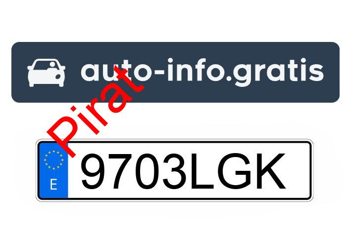 Pirat drogowy w pojeździe o numerach rejestracyjnych 9703LGK