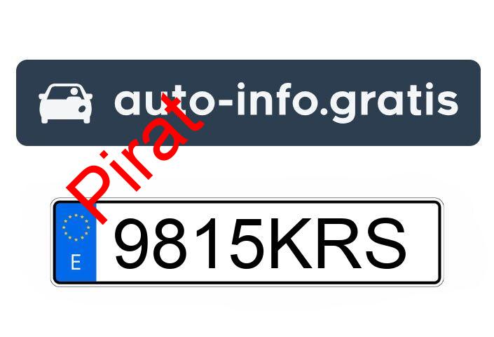 Pirat drogowy w pojeździe o numerach rejestracyjnych 9815KRS
