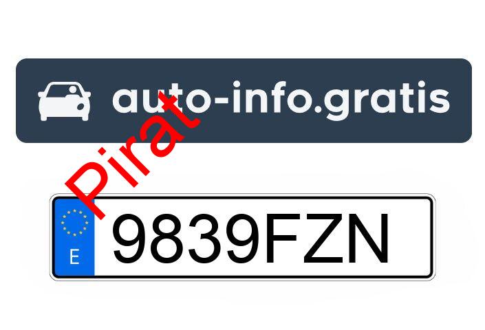 Pirat drogowy w pojeździe o numerach rejestracyjnych 9839FZN