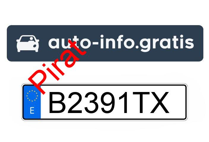 Pirat drogowy w pojeździe o numerach rejestracyjnych B2391TX