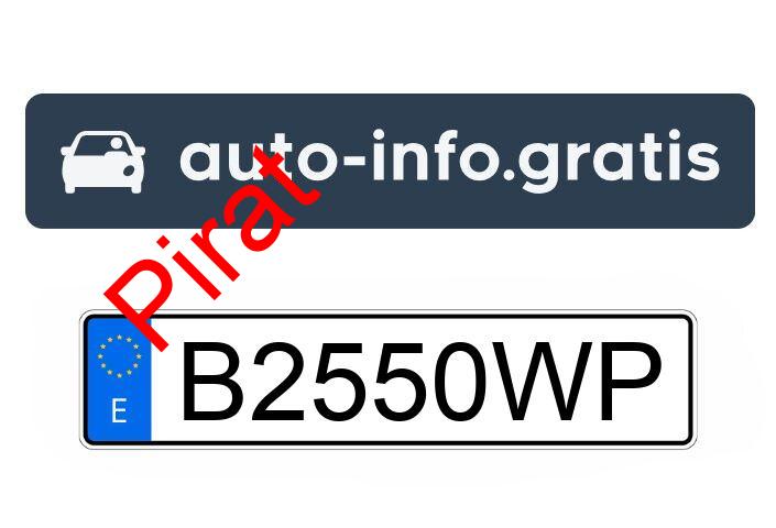 Pirat drogowy w pojeździe o numerach rejestracyjnych B2550WP