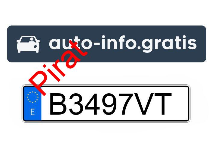 Pirat drogowy w pojeździe o numerach rejestracyjnych B3497VT