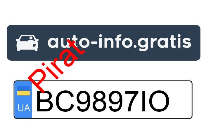 Pirat drogowy w pojeździe o numerach rejestracyjnych BC9897IO