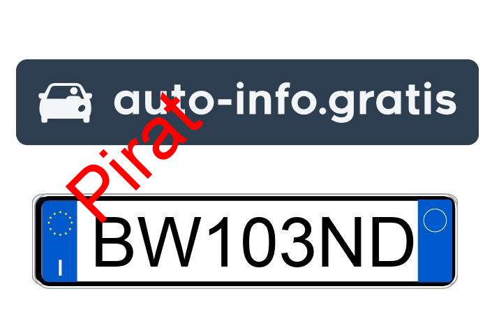 Pirat drogowy w pojeździe o numerach rejestracyjnych BW103ND