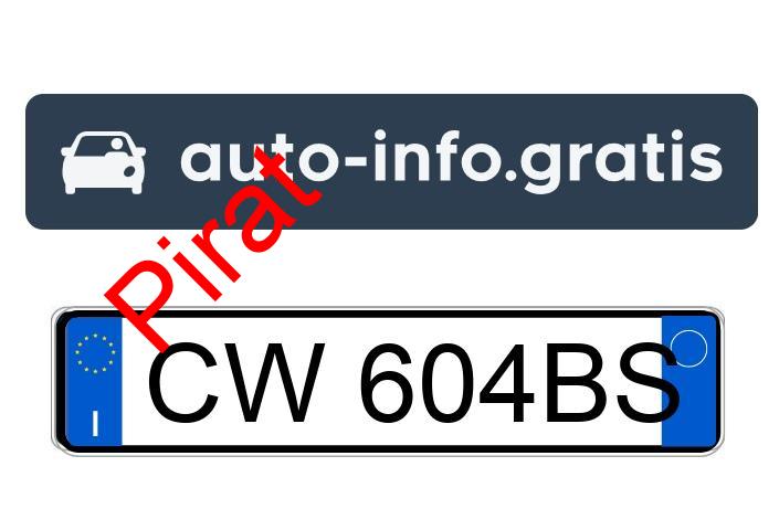 Pirat drogowy w pojeździe o numerach rejestracyjnych CW604BS