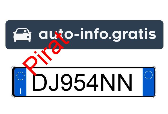 Pirat drogowy w pojeździe o numerach rejestracyjnych DJ954NN