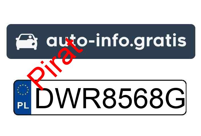 Pirat drogowy w pojeździe o numerach rejestracyjnych DWR8568G