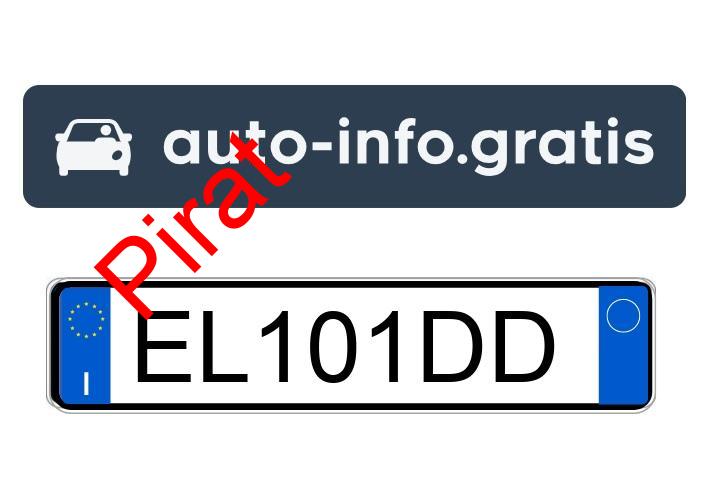 Pirat drogowy w pojeździe o numerach rejestracyjnych EL101DD