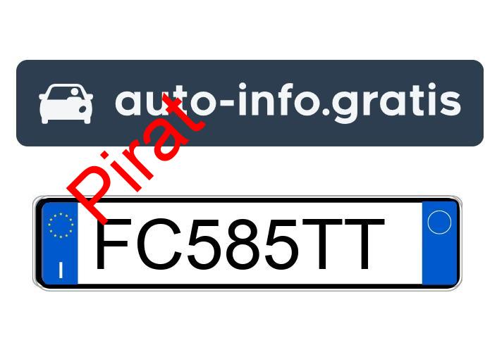 Pirat drogowy w pojeździe o numerach rejestracyjnych FC585TT