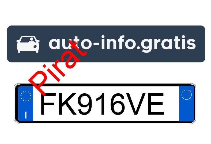 Pirat drogowy w pojeździe o numerach rejestracyjnych FK916VE
