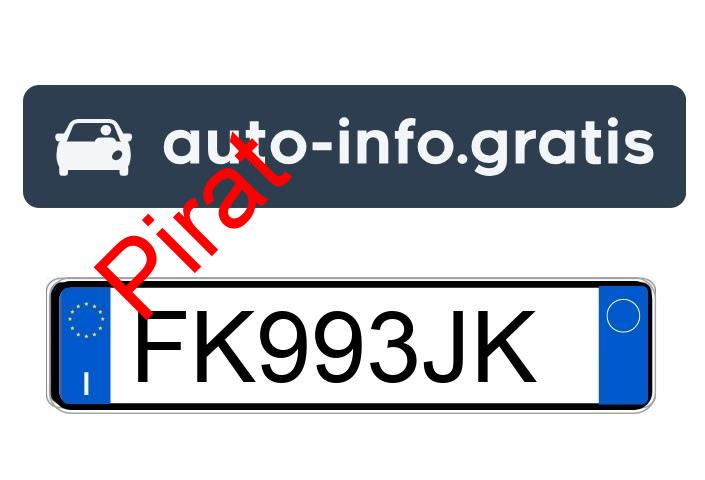 Pirat drogowy w pojeździe o numerach rejestracyjnych FK993JK