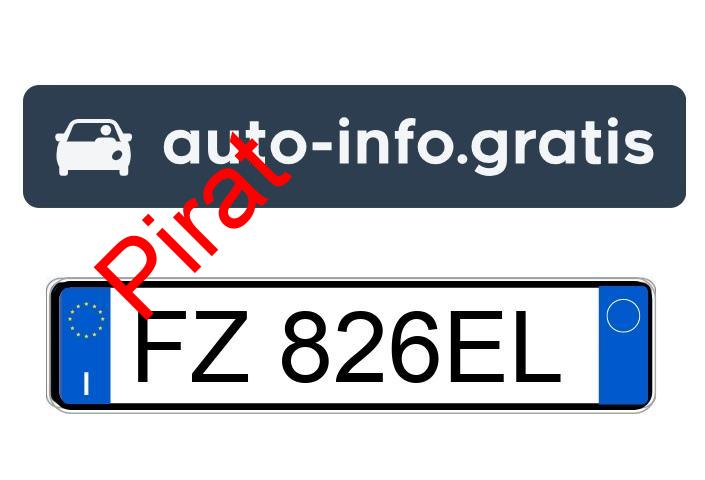 Pirat drogowy w pojeździe o numerach rejestracyjnych FZ826EL