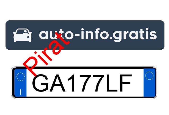 Pirat drogowy w pojeździe o numerach rejestracyjnych GA177LF