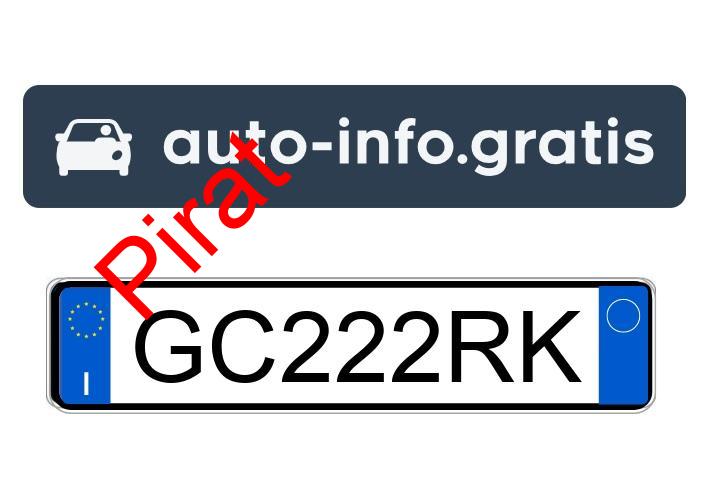 Pirat drogowy w pojeździe o numerach rejestracyjnych GC222RK