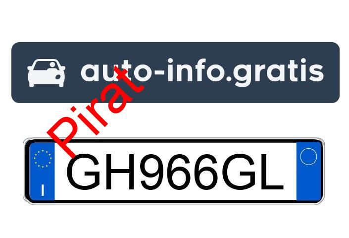 Pirat drogowy w pojeździe o numerach rejestracyjnych GH966GL