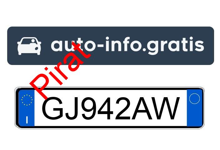 Pirat drogowy w pojeździe o numerach rejestracyjnych GJ942AW