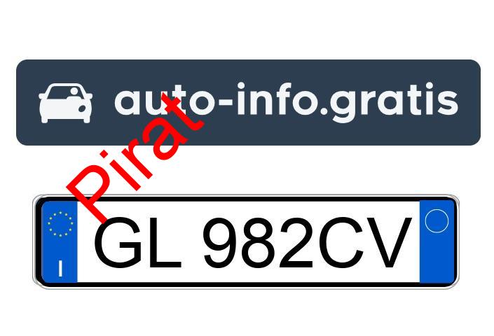 Pirat drogowy w pojeździe o numerach rejestracyjnych GL982CV