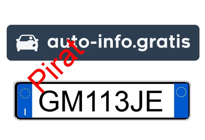 Pirat drogowy w pojeździe o numerach rejestracyjnych GM113JE
