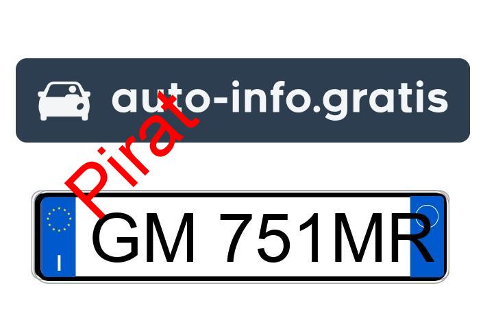 Pirat drogowy w pojeździe o numerach rejestracyjnych GM751MR