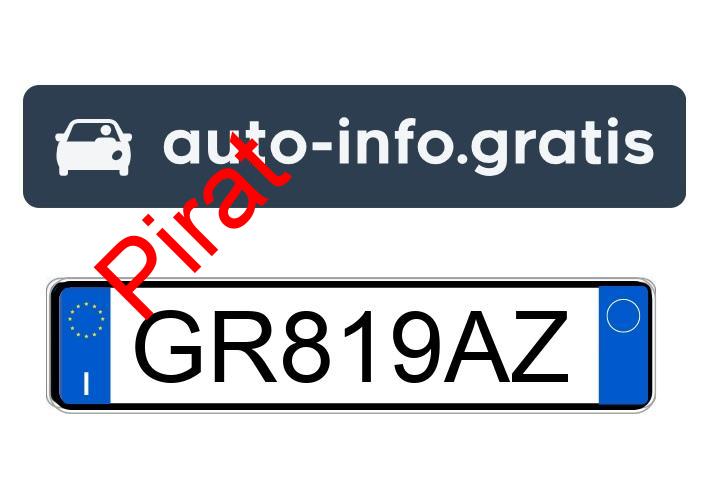 Pirat drogowy w pojeździe o numerach rejestracyjnych GR819AZ
