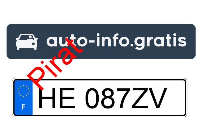 Pirat drogowy w pojeździe o numerach rejestracyjnych HE087ZV