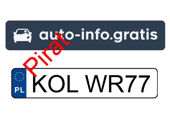 Pirat drogowy w pojeździe o numerach rejestracyjnych KOLWR77