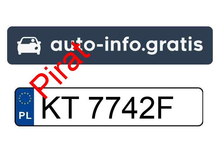 Pirat drogowy w pojeździe o numerach rejestracyjnych KT7742F