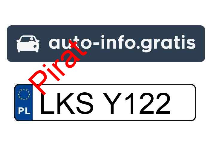 Pirat drogowy w pojeździe o numerach rejestracyjnych LKSY122