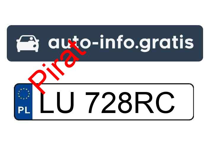 Pirat drogowy w pojeździe o numerach rejestracyjnych LU728RC