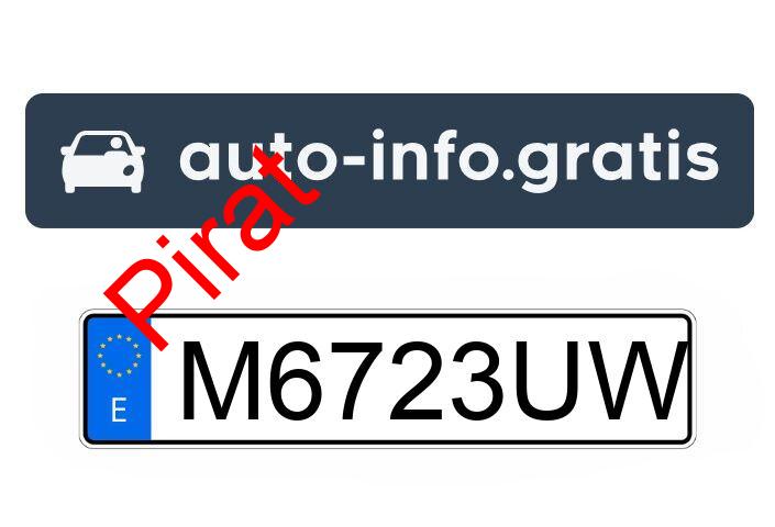 Pirat drogowy w pojeździe o numerach rejestracyjnych M6723UW