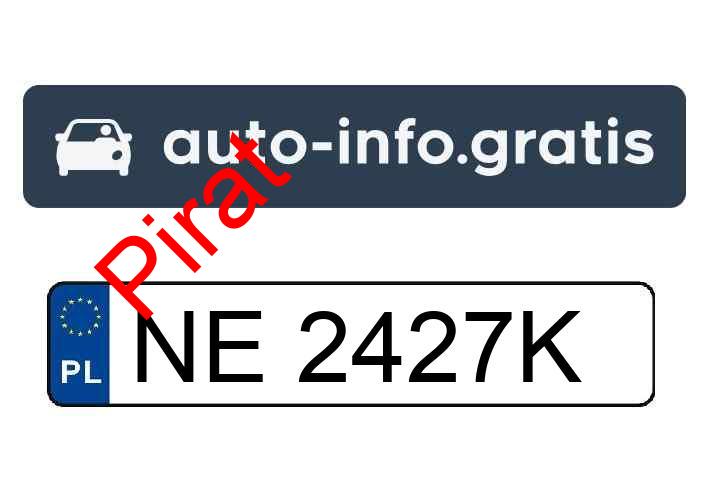 Pirat drogowy w pojeździe o numerach rejestracyjnych NE2427K