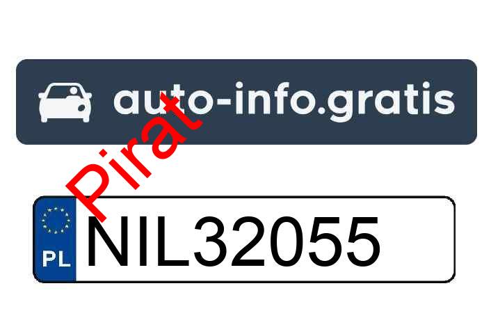 Pirat drogowy w pojeździe o numerach rejestracyjnych NIL32055