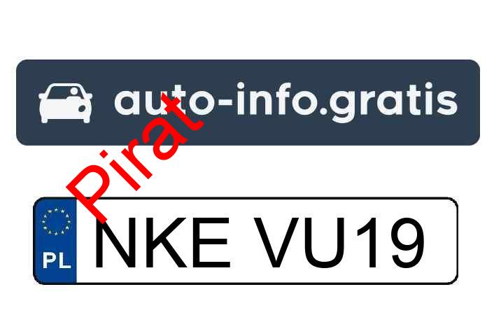 Pirat drogowy w pojeździe o numerach rejestracyjnych NKEVU19