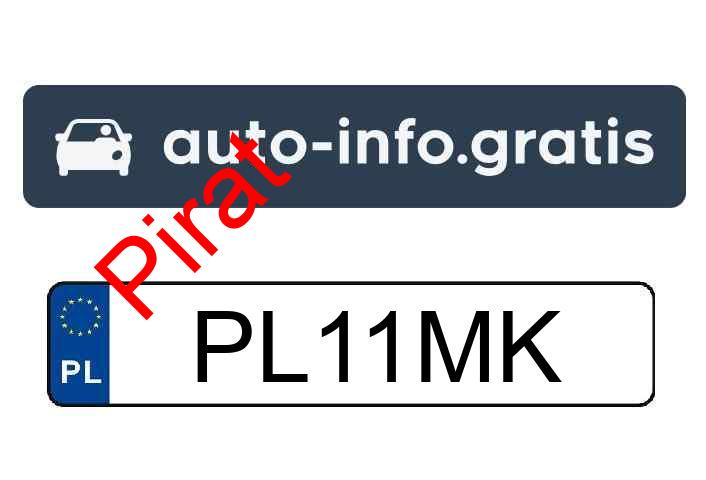 Pirat drogowy w pojeździe o numerach rejestracyjnych PL11MK