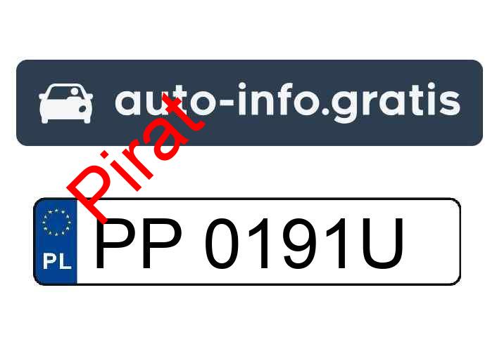 Pirat drogowy w pojeździe o numerach rejestracyjnych PP0191U